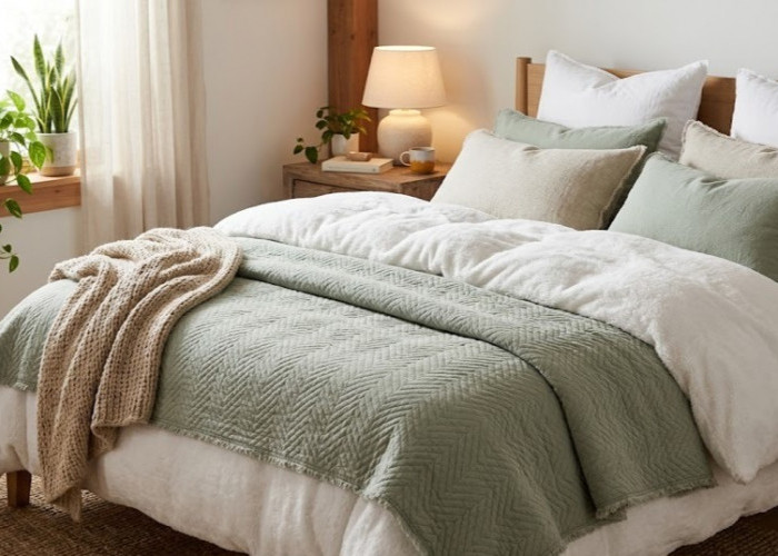 Mau Beli Bed Cover Nyaman dan Bikin Tidur Nyenyak? Pilih Bahan Berikut