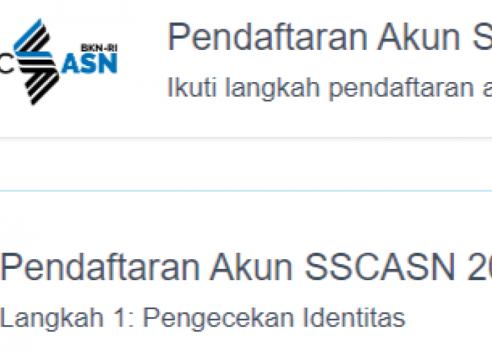 Cara Buat Akun SSCASN 2023, Pejuang CPNS Wajib Tahu