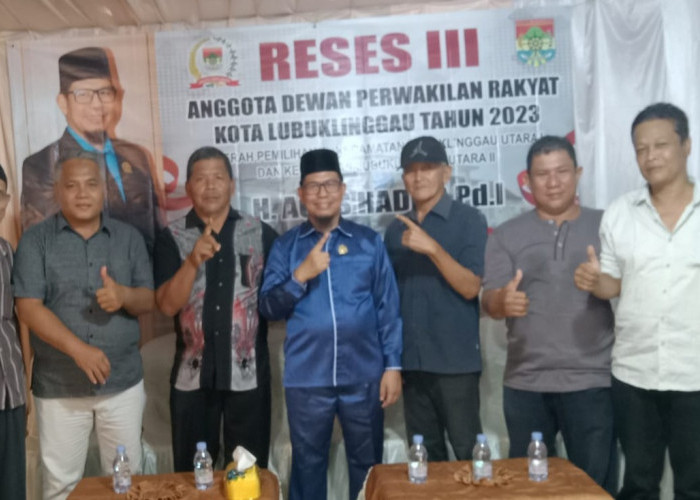 Reses Tahap III Anggota DPRD Lubuklinggau Agus Hadi, Terus Berjuang Bersama Rakyat 