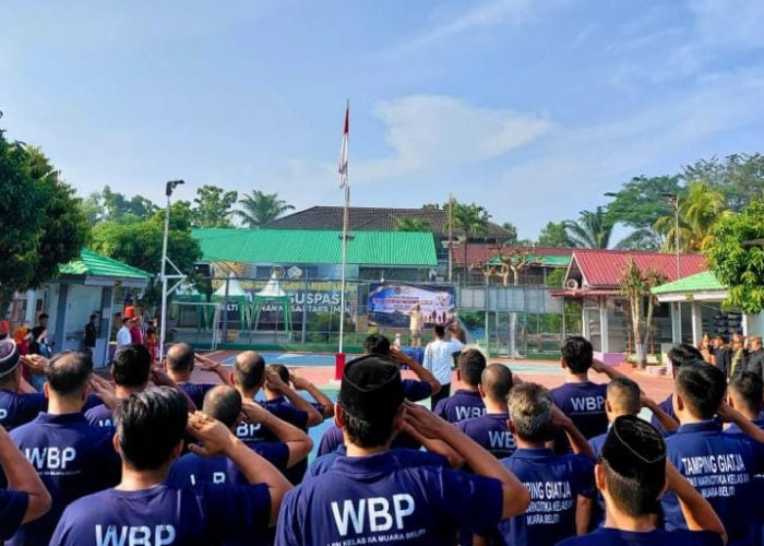 Semangat HARGANAS 2026, Lapas Narkotika Muara Beliti Gelar Upacara Bertema Ayah Wajib Hadir