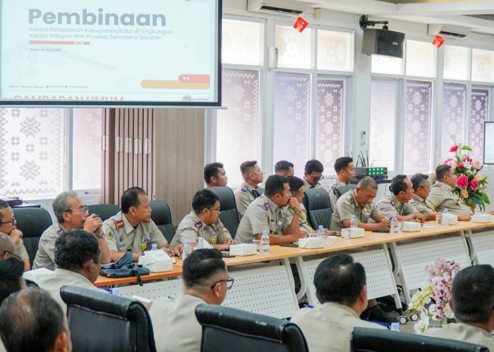 Kantor Pertanahan Musi Rawas Ikuti Pembinaan BPN Sumsel, Perkuat Percepatan Program PTSL 2026