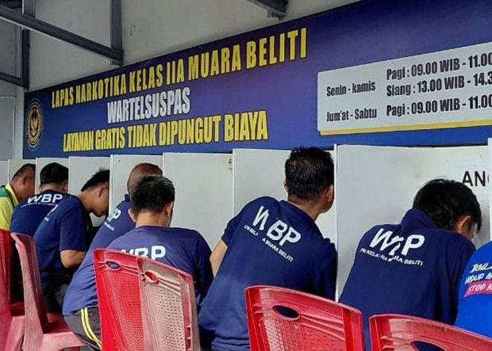 Wartelsuspas Humanis dan Terawasi, Lapas Narkotika Muara Beliti Pastikan Hak Komunikasi Warga Binaan