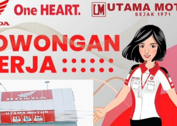 Utama Motor Lubuk Linggau Buka Lowongan Kerja, Cocok untuk yang Aktif 