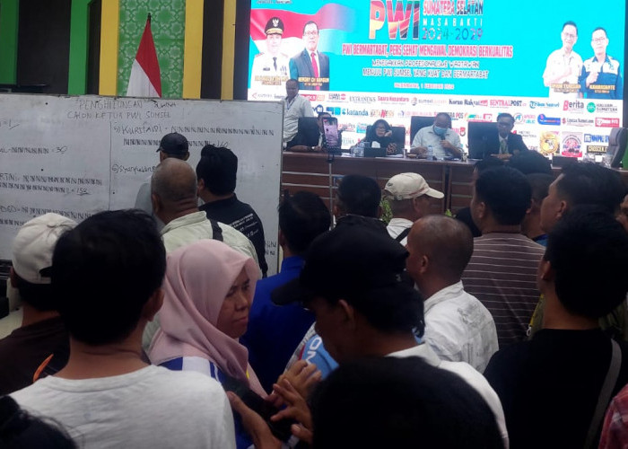 Selisih 33 Suara, Inilah Calon Ketua PWI Sumatera Selatan Terpilih Periode 2024-2029