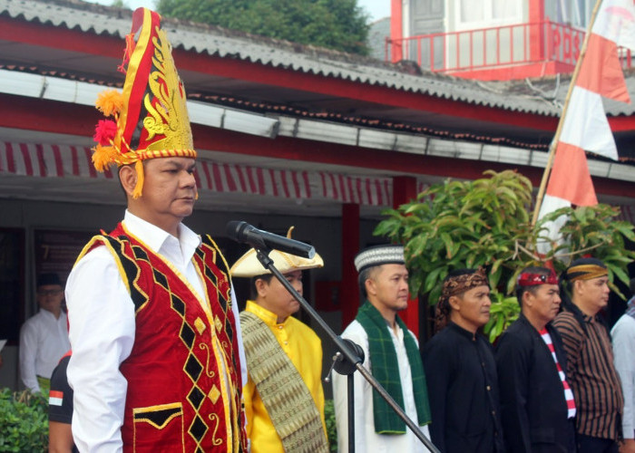 Upacara Hari Kemerdekaan Republik Indonesia ke-79 di Lapas Lubuk Linggau Kanwil Kemenkumham Sumatera Selatan