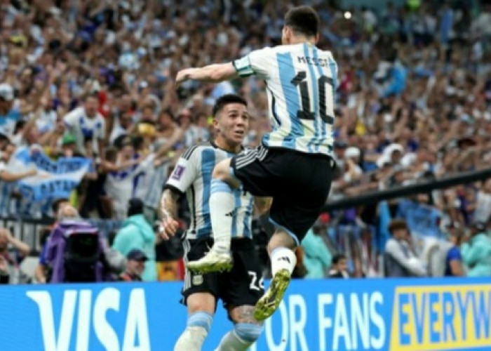 Argentina 2 vs 0 Meksiko: Asa La Celeste Segel 16 Besar