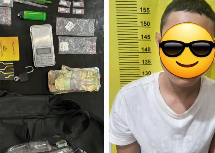 Simpan 11 Paket Sabu di Tas Ransel, ABH di SU II Palembang Diciduk Polisi