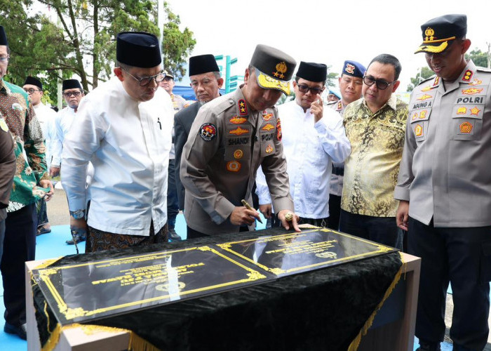 Dukung Program Nasional, Kapolda Sumsel Resmikan Gedung SPKT dan Fasilitas Sosial di Musi Rawas