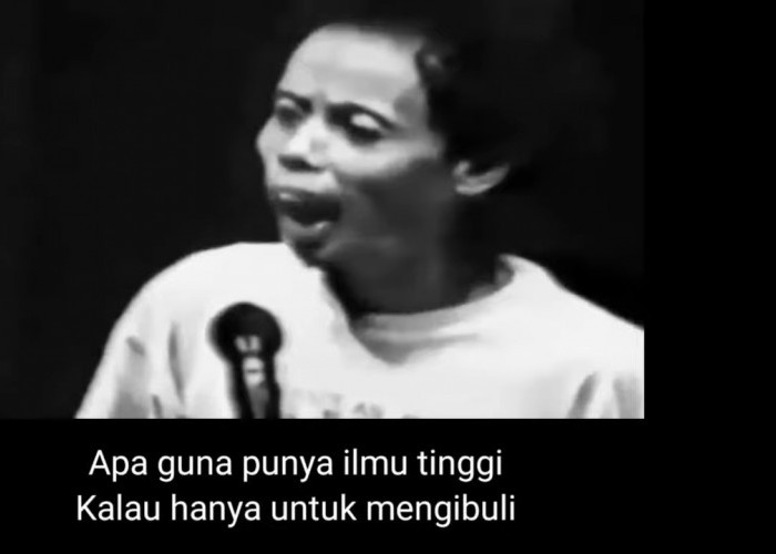 Makna Puisi Apa Guna milik Widji Thukul, Apa Guna Punya Ilmu Tinggi, Kalau Hanya untuk Mengibuli