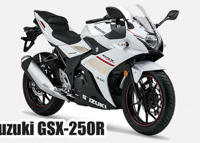 Usung Double Seater dan Body Minimalis, Cek Spesifikasi Motor Sport Suzuki GSX-250R