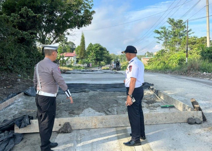 Saat Nataru, Satlantas Himbau Pengendara Hati-hati Lalui Jalan Lingkar Selatan Lubuk Linggau