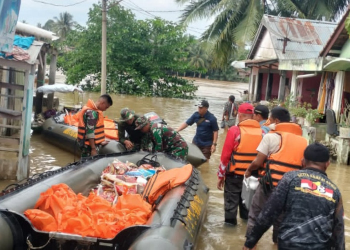 Inilah Dampak Banjir Muratara, 24.925 Hewan Ternak Hilang, Kantor Bank Ikut Terendam 