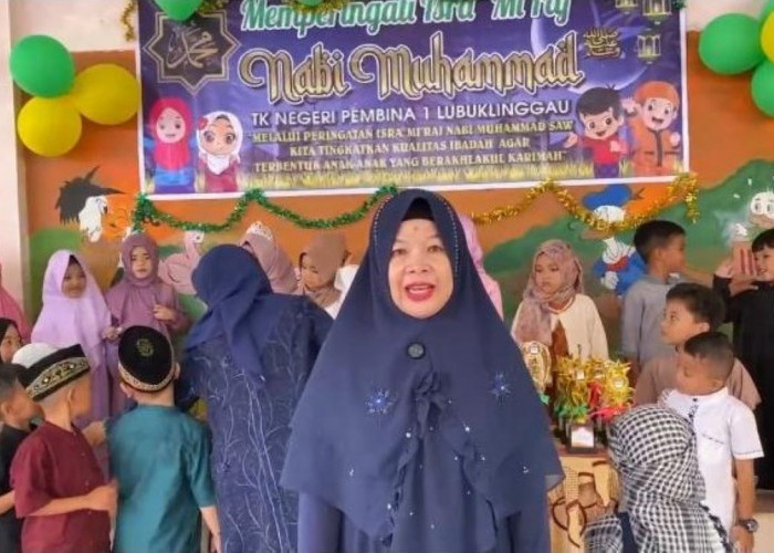 Peringati Isra Miraj, TK Negeri Pembina 1 Lubuk Linggau Gelar Berbagai Lomba