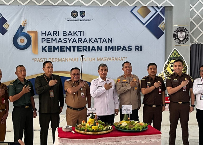 Lapas Lubuk Linggau Gelar Tasyakuran Dalam Rangka Hari Bhakti Pemasyarakatan ke-61 Secara Virtual