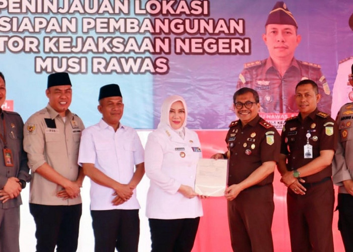 Komitmen Terus Bersinergi, Kapolres Musi Rawas Hadiri Kunker Kejati Sumsel dan Peletakan Batu Gedung Kejari
