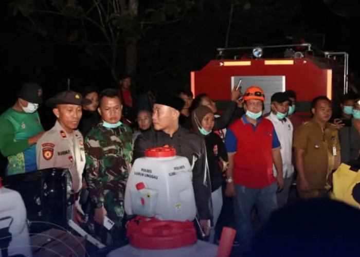 Kebakaran Bukit Sulap Lubuk Linggau, Damkar Kesulitan Padamkan Api di Jurang