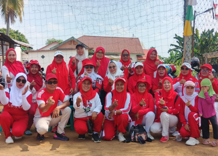 Semarak HUT RI ke-81 di Lubuk Linggau, Keluarga Abama Gelar Lomba Balap Karung hingga Bakiak