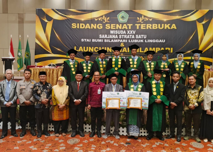 STAI Bumi Silampari Lubuk Linggau Gelar Wisuda Angkatan XXV, Sekaligus Launching IAI Silampari 
