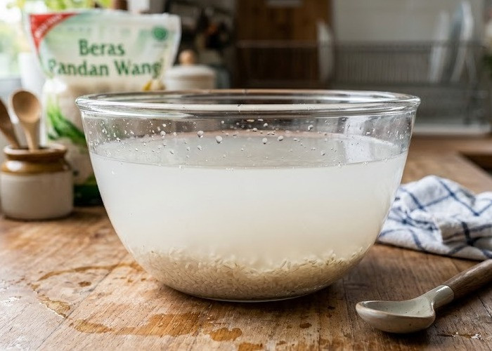 Air Cucian Beras Jangan Dibuang, Bisa Dimanfaatkan untuk Kulit Wajah, Rambut dan Tanaman