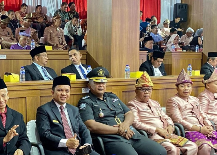 Kasubbag TU Wakili Kalapas Narkotika Muara Beliti Hadiri Rapat Paripurna HUT ke-82 Kabupaten Musi Rawas
