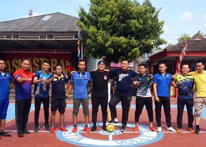 Semarakkan Hari Pengayoman dan HUT RI Ke-79, Lapas Narkotika Kelas IIA Muara Beliti Gelar Turnamen Futsal