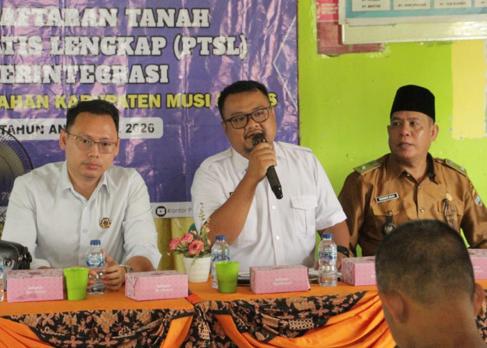 Kantor Pertanahan Musi Rawas Laksanakan Penyuluhan PTSL Terintegrasi 2026 di Desa Remayu