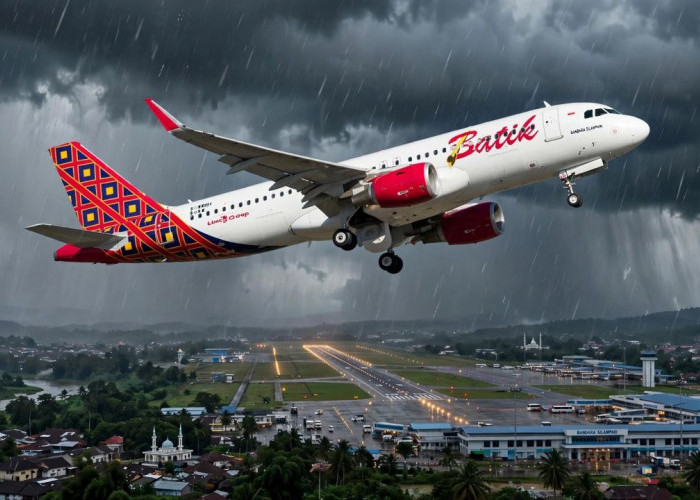 Cuaca Ekstrem, Pesawat Batik Air Jakarta-Lubuk Linggau Gagal Mendarat dan Kembali ke Soetta