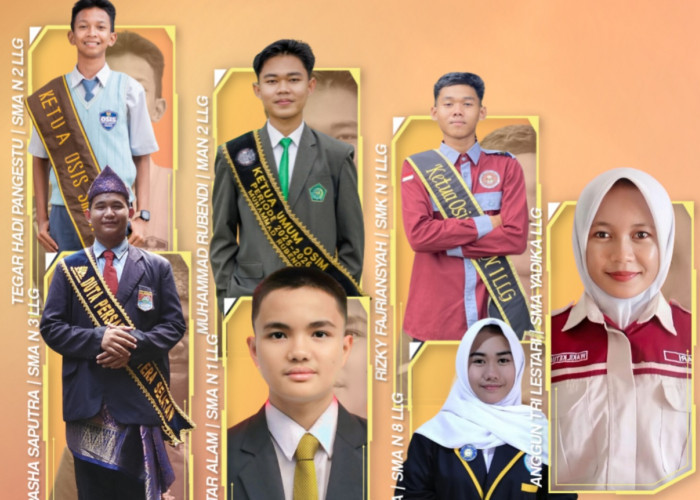 7 Delegasi Ketua OSIS Lubuk Linggau Ikuti Student Council Leadership of South Sumatera 2026