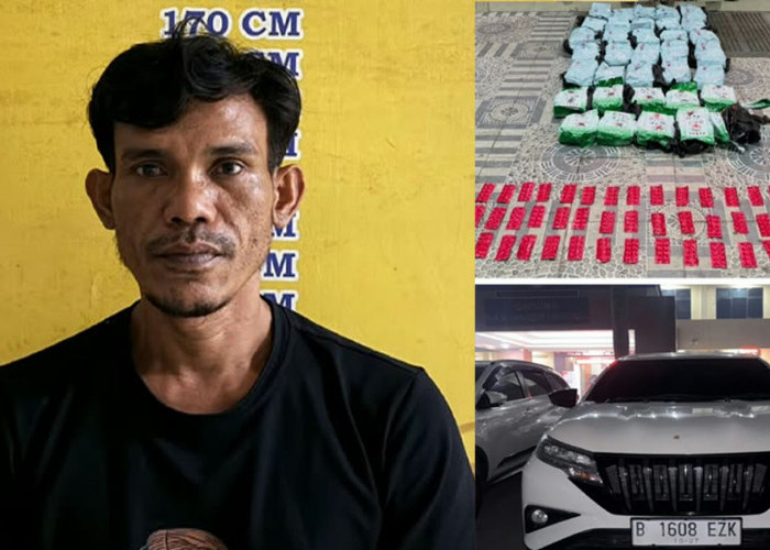 Polda Sumsel Gagalkan Penyelundupan 35 Kg Sabu dan 600 Pil Happy Five di Muba, Kurir Asal Medan Ditangkap