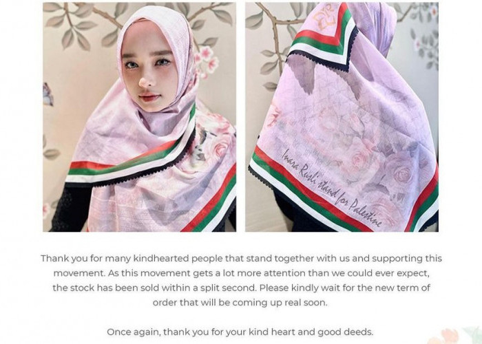 6 Daftar Brand Hijab Lokal Rilis Edisi Palestina, Donasikan Hasil Penjualan Untuk Warga Palestina