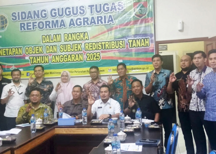 ATR BPN Musi Rawas Gelar Rapat Sidang GTRA, Targetkan 1.000 Bidang Redistribusi Tanah Tahun 2025