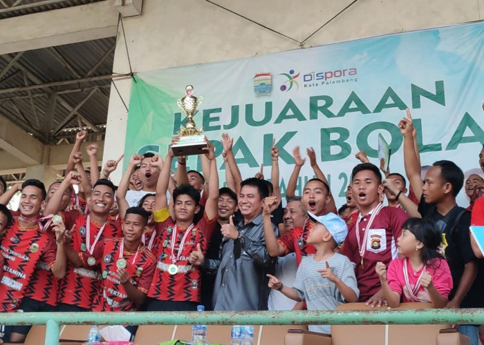 Menang Adu Finalti Lawan David FC,  Bhayangkara Sriwijaya Raih Juara