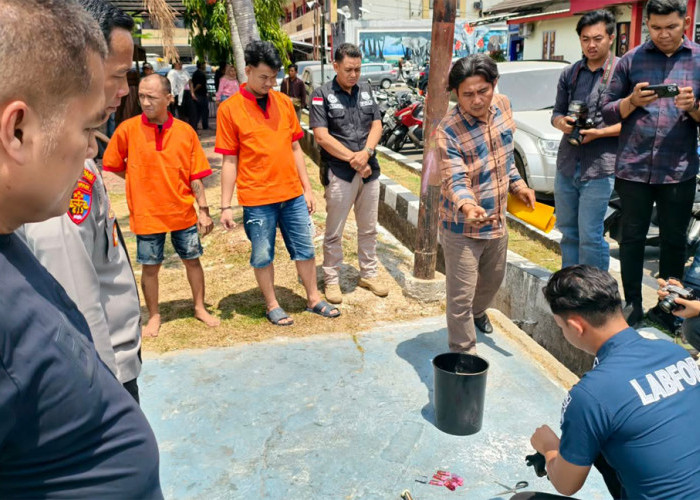Polrestabes Palembang Musnahkan 1,5 Kg Sabu dari 49 Kasus Narkoba