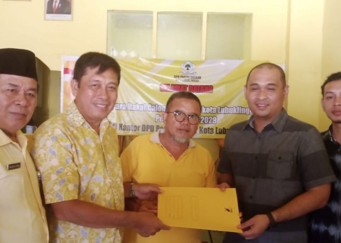Rustam Effendi Daftar Calon Wakil Wali Kota di Golkar Lubuk Linggau