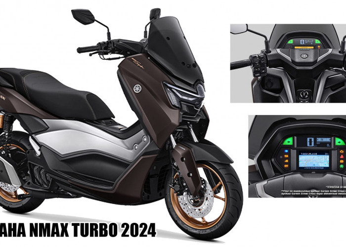 Motor Skutik dengan Desain Mewah,  Ada Maps dan Audio, Cek Spesifikasi Yamaha NMax Turbo 2024