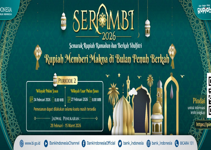 Tukar Uang Baru Lebaran 2026 Lewat SERAMBI Bank Indonesia, Simak Syarat dan Jadwalnya di Sini