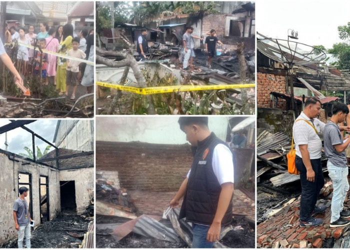 HP Korsleting Sebabkan 2 Rumah Terbakar di Lubuk Linggau, Berikut Penjelasan Polisi