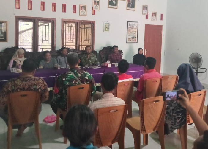 Rakor Program Kerja KDKMP Desa Marga Sakti, Danramil Muara Kelingi Tekankan Transparansi dan Pengawasan