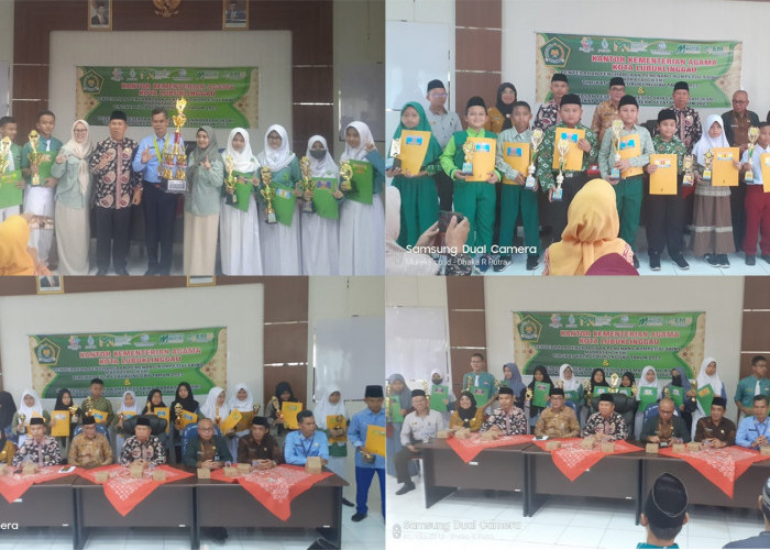 Kemenag Gelar Penyerahan Penghargaan KSM Tingkat Lubuklinggau, 51 Pelajar Ikuti KSM Tingkat Sumatera Selatan