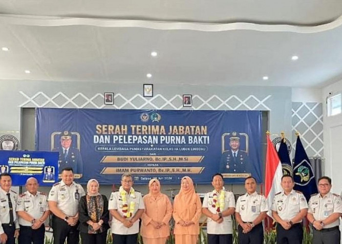 Pererat Sinergi Antar UPT, Lapas Narkotika Muara Beliti Hadiri Pisah Sambut Kalapas Lubuk Linggau