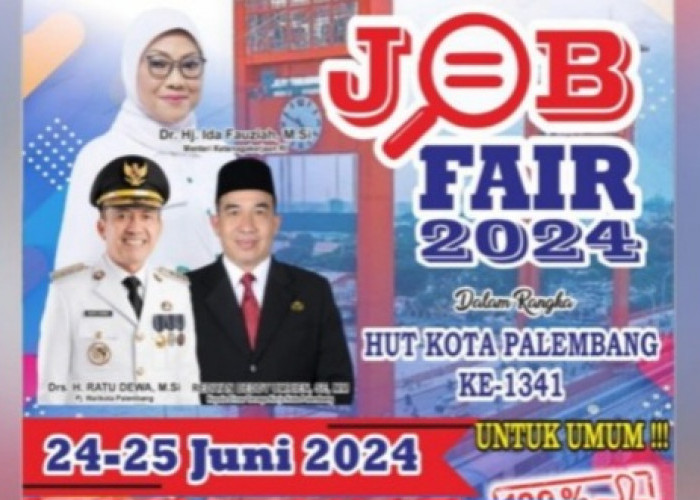 Siap-Siap Para Pencari Kerja, Ada 3.000 Lowongan di Job Fair Kota Palembang, Catat Jadwal dan Tempatnya