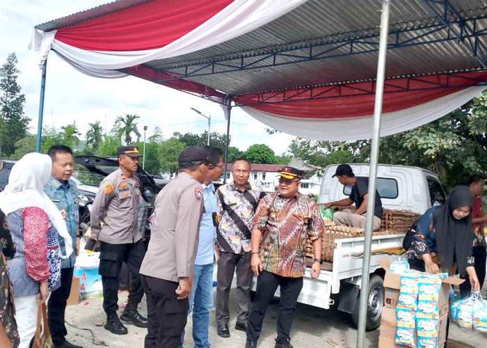 Jelang Natal dan Tahun Baru 2025, Disperindag Lubuk Linggau Gelar Bazar Pasar Murah