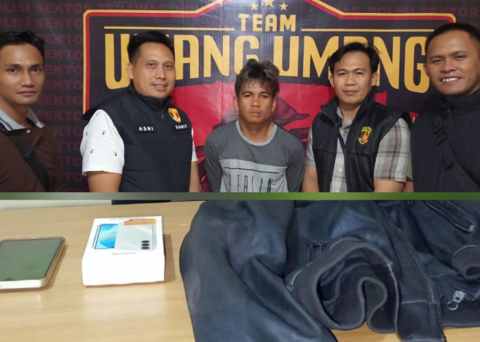 Dipancing Tim Umang-Umang Polsek Terawas, Pencuri HP di Musi Rawas Sempat Melawan, Begini Akhirnya