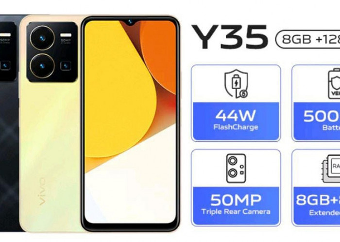 Review Handphone Vivo Y35 yang Sedang Diskon 31 Persen, Cek Harga dan Spesifikasinya Sebelum Beli di Sini