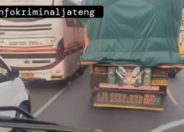 Viral, Aksi Vandalisme Pemotor Coret Truk di Pati, 2 Pelaku Diciduk Polisi