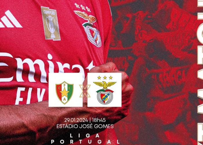 Prediksi Estrela Amadora vs Benfica, Liga Primeira, Selasa 30 Januari 2024, Kick Off 01.45 WIB