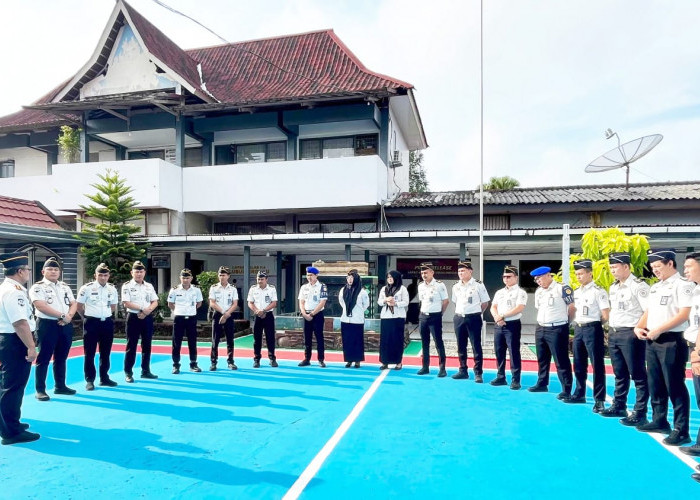 Kalapas Lubuk Linggau Tekankan Disiplin dan Kebersamaan Melalui Morning Briefing