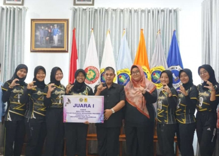 Juara POMNAS Sumatera Selatan, Tim Voli Putri UNPARI Wakil Sumsel di Padang