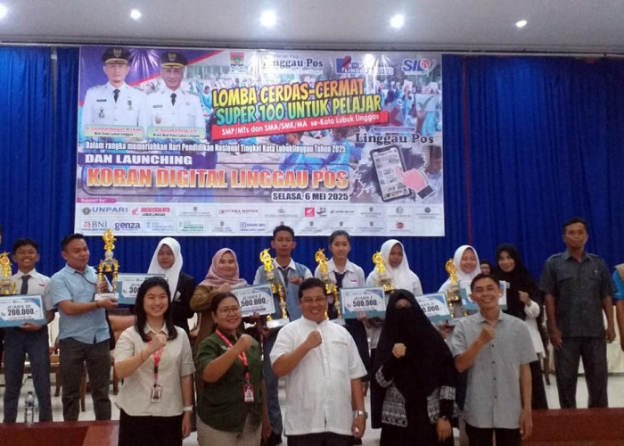 Ini Pemenang Lomba Cerdas Cermat Super 100 yang Diadakan Linggau Pos dan Silampari TV