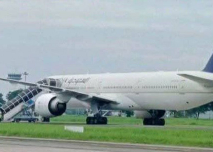 Diancam Bom, Pesawat Jemaah Haji Indonesia Mendarat Darurat di Kualanamu Sumatera Utara